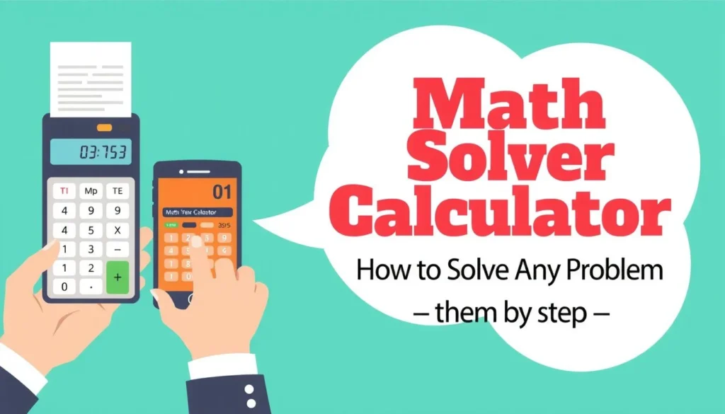 math solver calculator — Math Solver Calculator: How to Solve Any Problem Step by Step